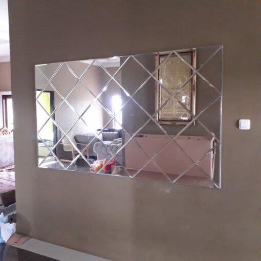 Cermin Dinding Bevel Wajik 180cm x 90 cm (4)