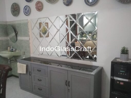 Pengerjaan Cermin Bevel Wajik - Di Yogyakarta BM 002040 - Image 3
